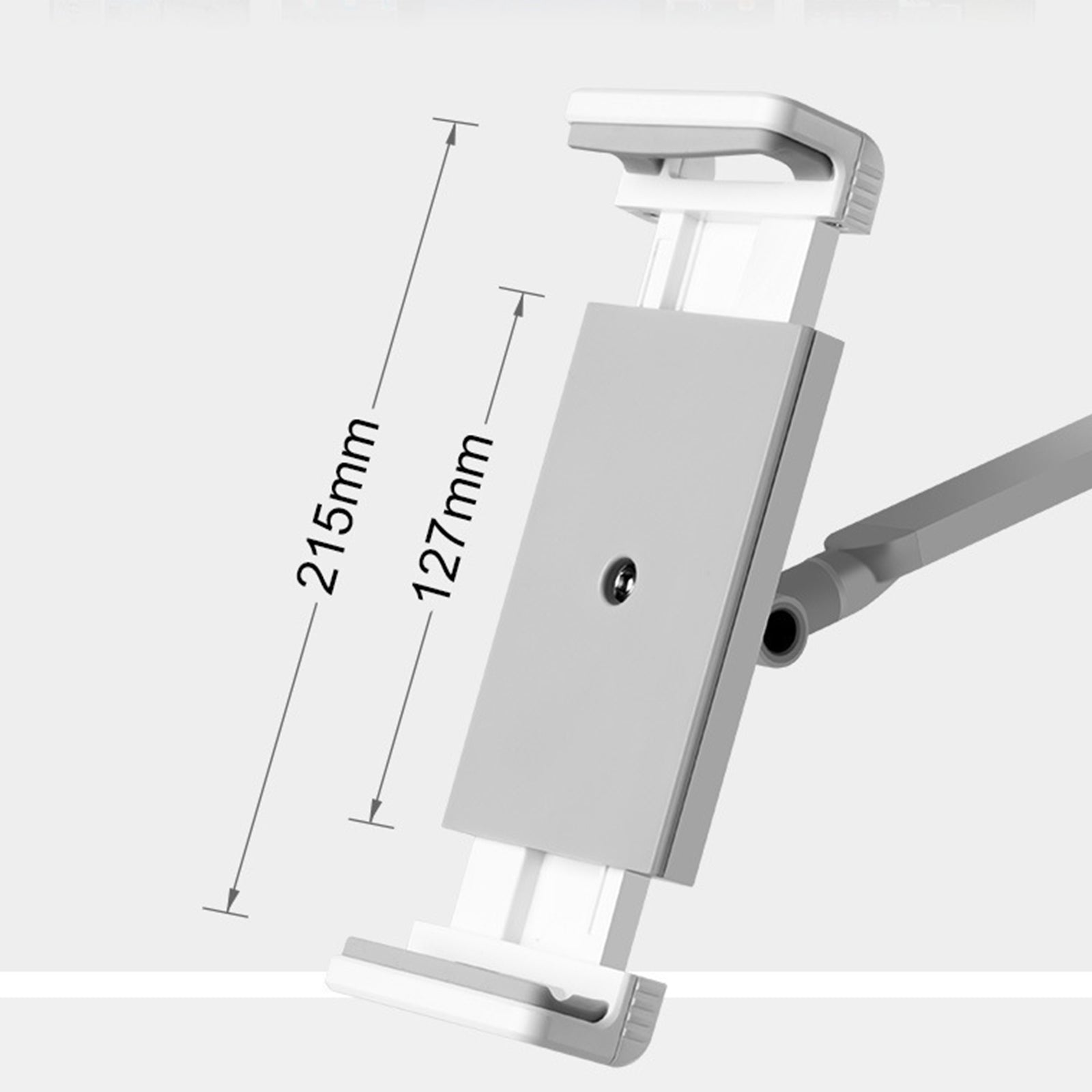 UP-9Z Phone Tablet Holder for iPhone 16 / 16 Ultra / 16 Pro / 16 Pro Max Floor Stand Height Adjustable Aluminum Alloy+ABS Lazy Bracket UP-9Z Phone Tablet Holder for iPhone 16 / 16 Ultra / 16 Pro / 16 Pro Max Floor Stand Height Adjustable Aluminum Alloy+ABS Lazy Bracket